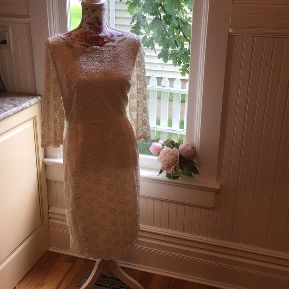 Alex Evenings Dresses & Skirts - Gorgeous Ivory Lace Wedding/ Cocktail Dress